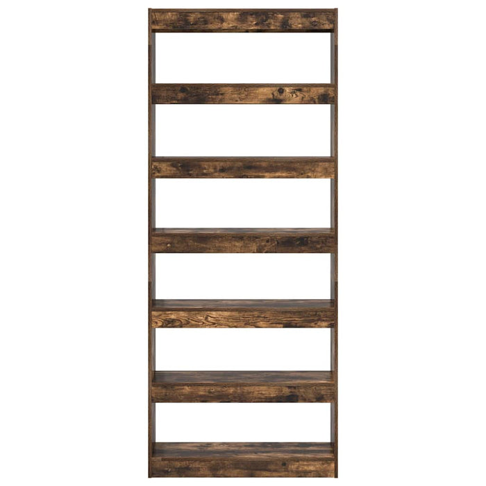 Dulap pentru cărți cu raft Stejar fumuriu 80 x 30 x 198 cm - WALTI WALTI