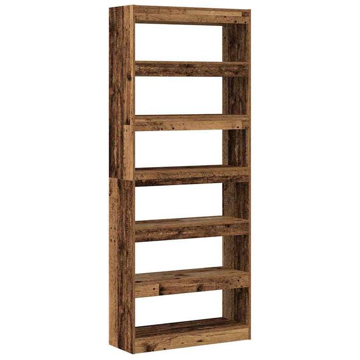 Dulap pentru cărți Lemn vechi 80 x 30 x 198 cm Lemn compozit - WALTI WALTI