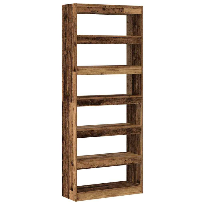 Dulap pentru cărți Lemn vechi 80 x 30 x 198 cm Lemn compozit - WALTI WALTI