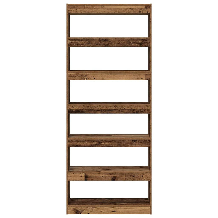 Dulap pentru cărți Lemn vechi 80 x 30 x 198 cm Lemn compozit - WALTI WALTI