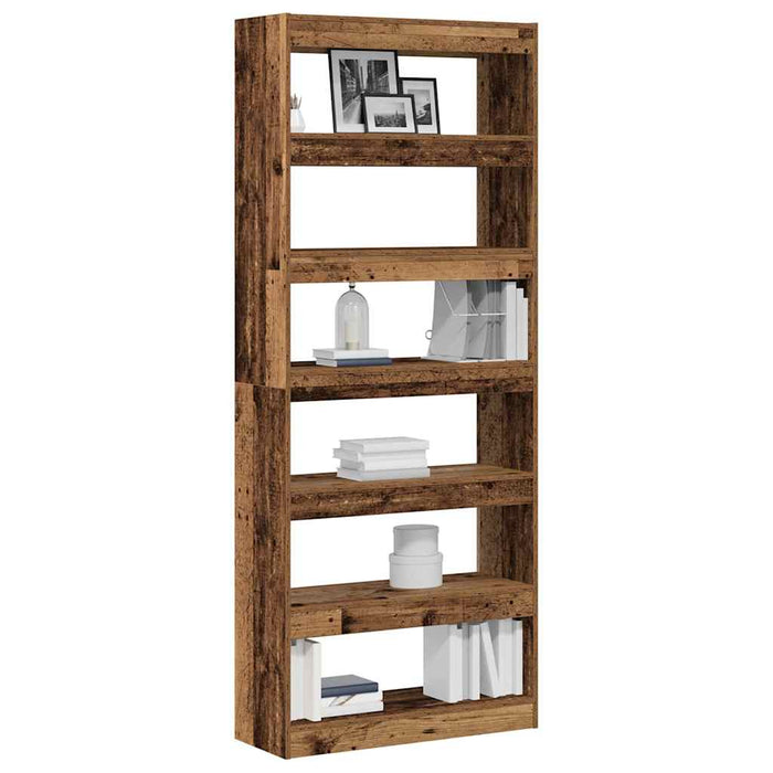 Dulap pentru cărți Lemn vechi 80 x 30 x 198 cm Lemn compozit - WALTI WALTI