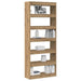 Bibliotecă stejar artizanal 80 x 30 x 198 cm Lemn compozit - WALTI WALTI