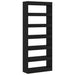 Bibliotecă cu raft Stejar negru 80 x 30 x 198 cm Lemn compozit - WALTI WALTI