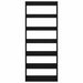 Bibliotecă cu raft Stejar negru 80 x 30 x 198 cm Lemn compozit - WALTI WALTI