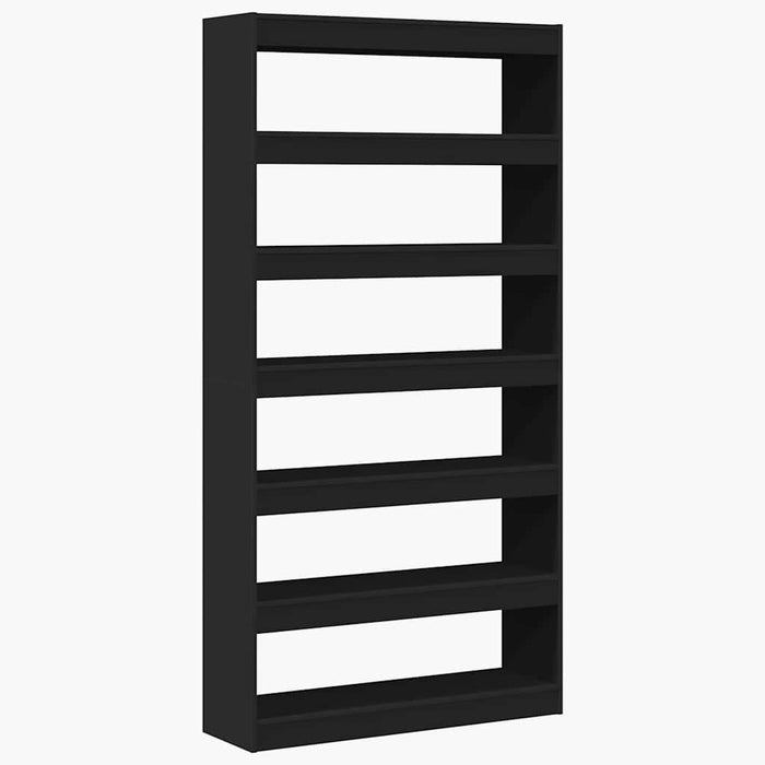 Dulap pentru cărți Negru Lemn compozit - WALTI WALTI