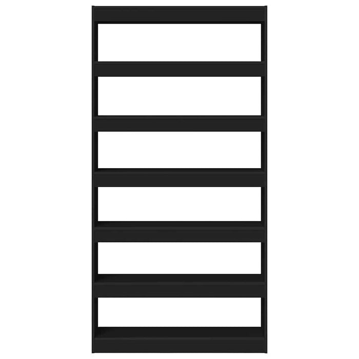 Dulap pentru cărți Negru Lemn compozit - WALTI WALTI