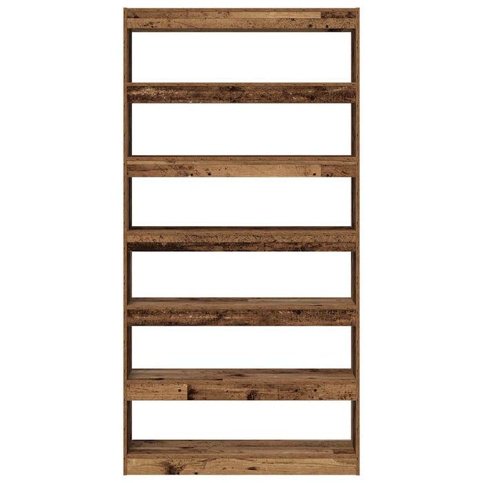 Dulap pentru cărți 6 niveluri 100 x 30 x 198 cm Lemn prelucrat WALTI