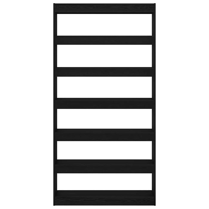 Dulap pentru cărți Negru Lemn compozit - WALTI WALTI