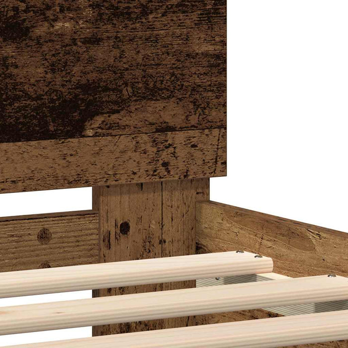 Cadru de pat Lemn vechi 180 x 200 cm Lemn prelucrat - WALTI WALTI