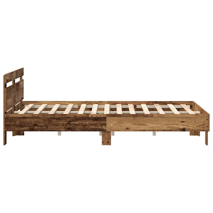 Cadru de pat Lemn vechi 140 x 200 cm Lemn prelucrat WALTI