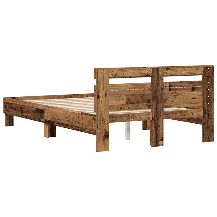 Cadru de pat Lemn vechi 120 x 200 cm Lemn prelucrat WALTI