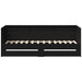 Cadru de daybed cu sertare Stejar negru 100 x 200 cm - WALTI WALTI