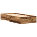 Cadru de pat cu sertare Lemn vechi 90 x 200 cm Lemn compozit - WALTI WALTI
