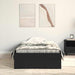 Cadru de pat cu sertare Stejar negru 90 x 200 cm Lemn compozit - WALTI WALTI
