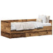 Cadru de daybed cu sertare Lemn vechi 90 x 200 cm Lemn compozit - WALTI WALTI