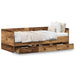 Cadru de daybed cu sertare Lemn vechi 90 x 200 cm Lemn compozit - WALTI WALTI