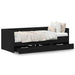Cadru de daybed cu sertare cu sertar Stejar negru 90 x 200 cm - WALTI WALTI
