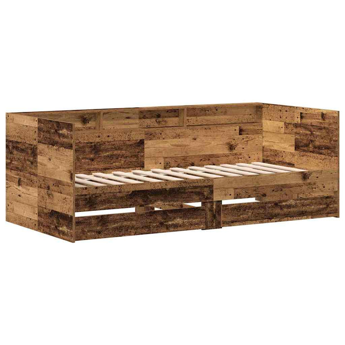 Cadru de daybed cu sertare Lemn vechi 90 x 200 cm Lemn compozit - WALTI WALTI