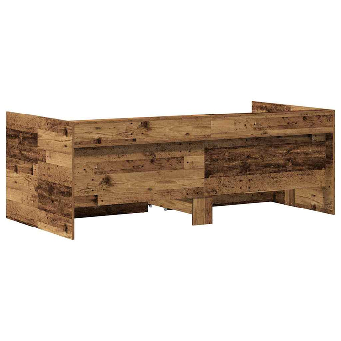 Cadru de daybed cu sertare Lemn vechi 90 x 200 cm Lemn compozit - WALTI WALTI