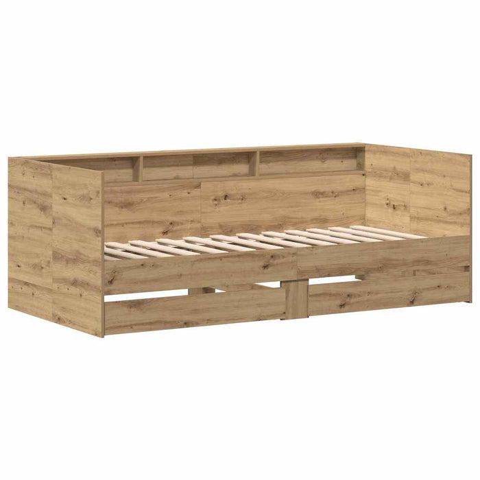 Cadru de daybed cu sertare stejar artizanal 75 x 190 cm - WALTI WALTI