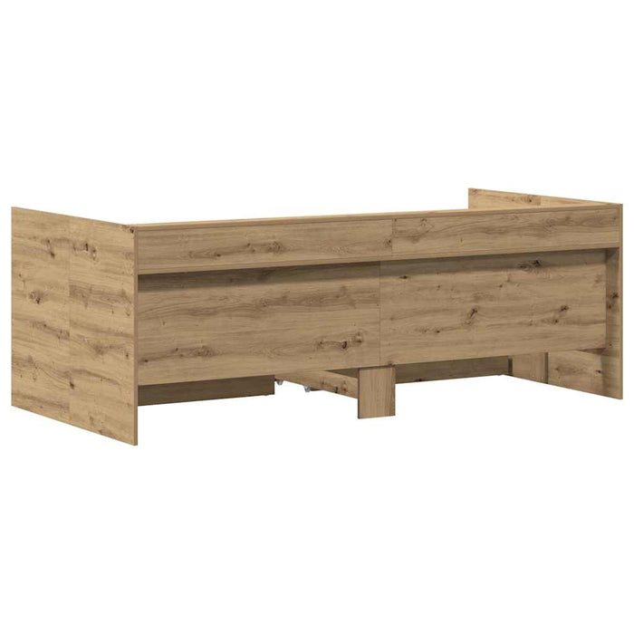 Cadru de daybed cu sertare stejar artizanal 75 x 190 cm - WALTI WALTI