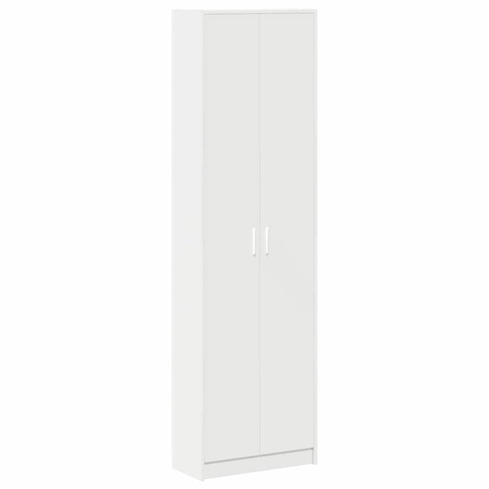 Dulap cu raft cu depozitare Alb 55 x 25 x 189 cm Lemn compozit - WALTI WALTI