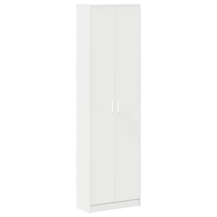 Dulap cu raft cu depozitare Alb 55 x 25 x 189 cm Lemn compozit - WALTI WALTI