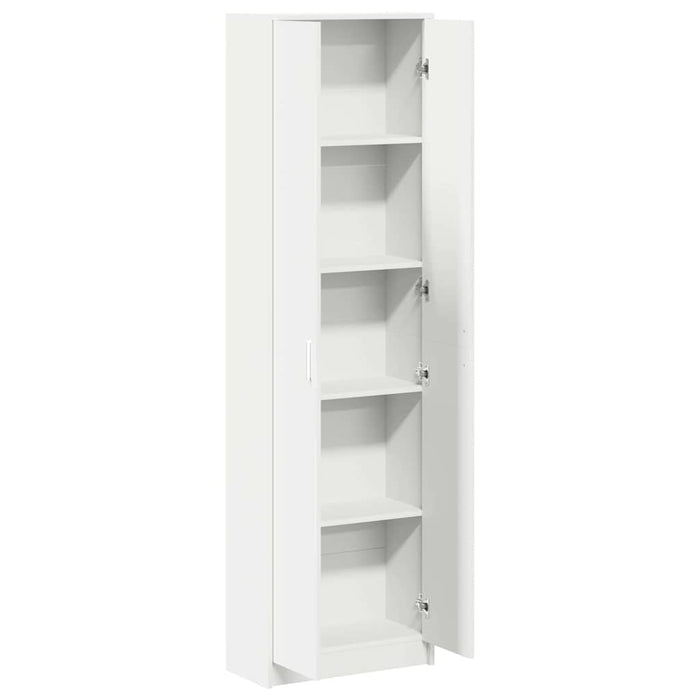 Dulap cu raft cu depozitare Alb 55 x 25 x 189 cm Lemn compozit - WALTI WALTI