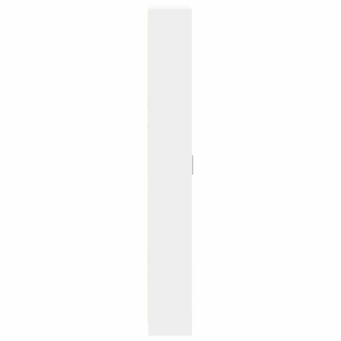Dulap cu raft cu depozitare Alb 55 x 25 x 189 cm Lemn compozit - WALTI WALTI