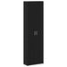 Dulap cu raft Stejar negru 55 x 25 x 189 cm Lemn compozit - WALTI WALTI