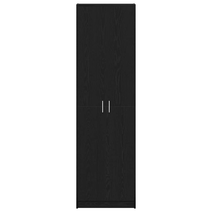 Dulap cu raft Stejar negru 55 x 25 x 189 cm Lemn compozit - WALTI WALTI