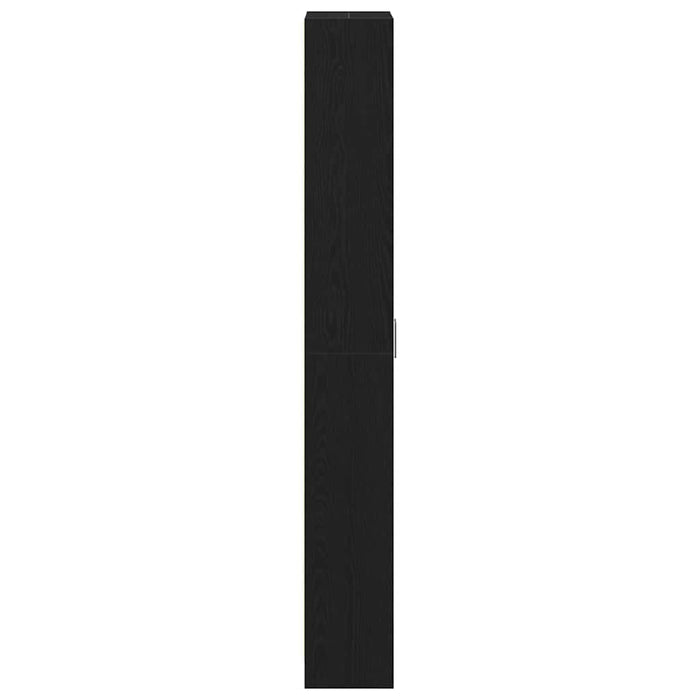 Dulap cu raft Stejar negru 55 x 25 x 189 cm Lemn compozit - WALTI WALTI