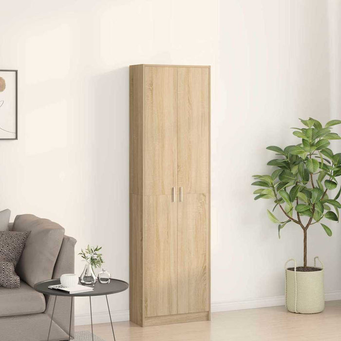 Dulap cu raft Stejar sonoma 55 x 25 x 189 cm Lemn compozit - WALTI WALTI