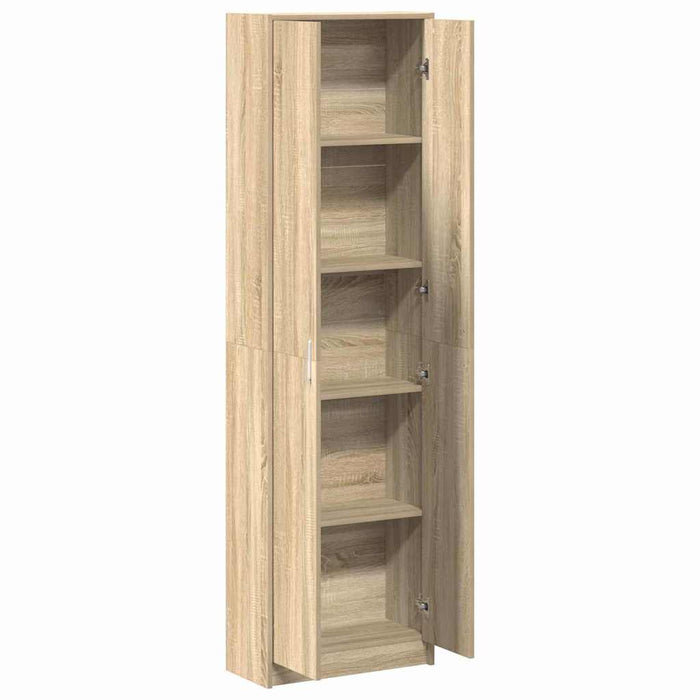 Dulap cu raft Stejar sonoma 55 x 25 x 189 cm Lemn compozit - WALTI WALTI