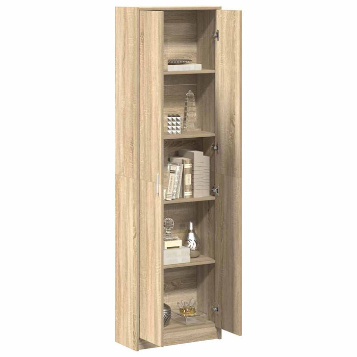 Dulap cu raft Stejar sonoma 55 x 25 x 189 cm Lemn compozit - WALTI WALTI