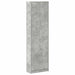 Dulap cu raft cu ușă Gri beton 55 x 25 x 189 cm Lemn compozit - WALTI WALTI