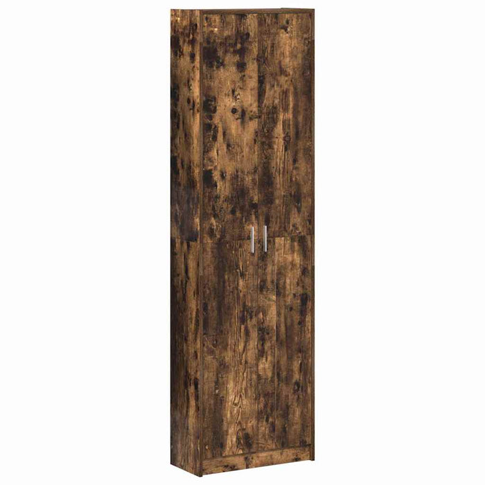 Dulap cu raft Stejar afumat 55 x 25 x 189 cm Lemn compozit - WALTI WALTI