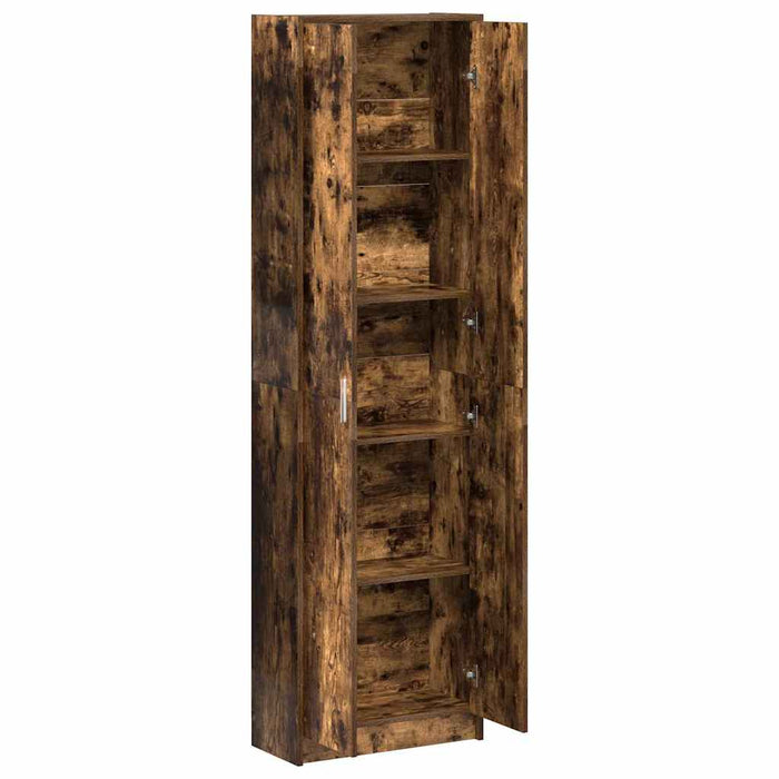 Dulap cu raft Stejar afumat 55 x 25 x 189 cm Lemn compozit - WALTI WALTI