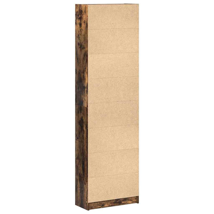 Dulap cu raft Stejar afumat 55 x 25 x 189 cm Lemn compozit - WALTI WALTI