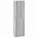 Dulap cu raft cu ușă sonoma gri 55 x 25 x 189 cm Lemn compozit - WALTI WALTI