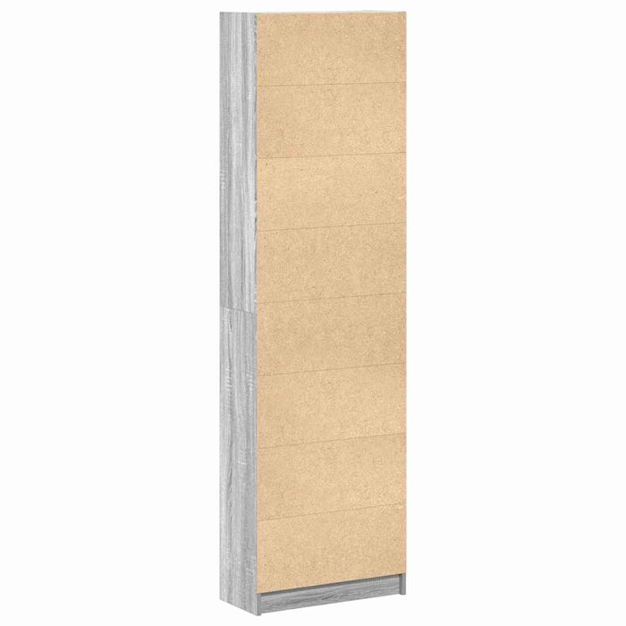 Dulap cu raft cu ușă sonoma gri 55 x 25 x 189 cm Lemn compozit - WALTI WALTI