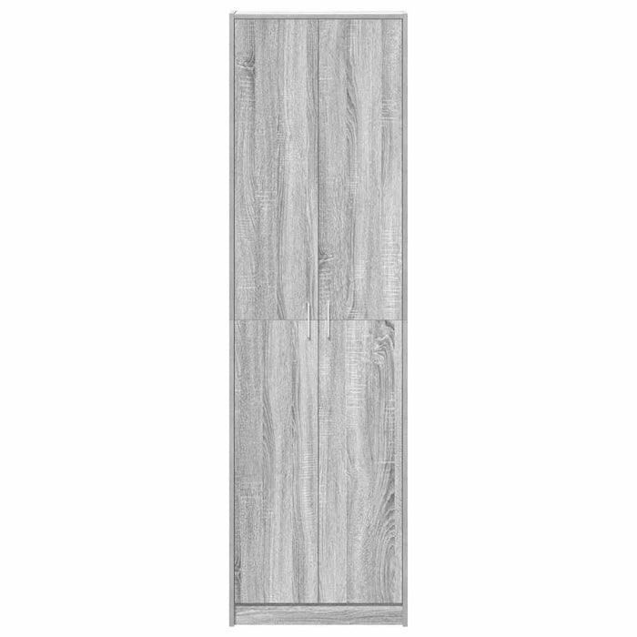 Dulap cu raft cu ușă sonoma gri 55 x 25 x 189 cm Lemn compozit - WALTI WALTI