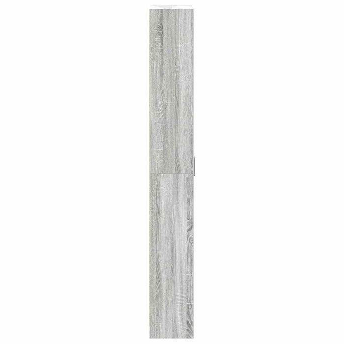 Dulap cu raft cu ușă sonoma gri 55 x 25 x 189 cm Lemn compozit - WALTI WALTI