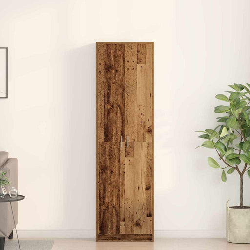 Dulap cu raft cu ușă Lemn vechi 55 x 25 x 189 cm Lemn compozit - WALTI WALTI