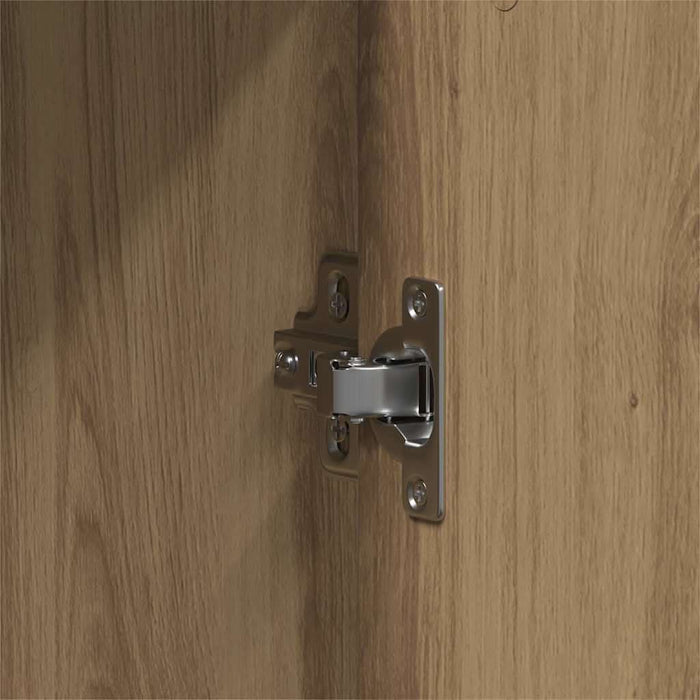 Dulap cu raft stejar artizanal 55 x 25 x 189 cm Lemn compozit - WALTI WALTI