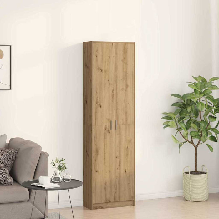 Dulap cu raft stejar artizanal 55 x 25 x 189 cm Lemn compozit - WALTI WALTI