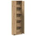 Dulap cu raft stejar artizanal 55 x 25 x 189 cm Lemn compozit - WALTI WALTI