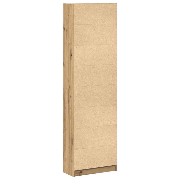 Dulap cu raft stejar artizanal 55 x 25 x 189 cm Lemn compozit - WALTI WALTI