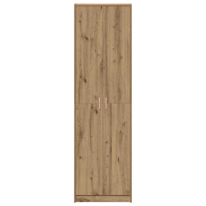 Dulap cu raft stejar artizanal 55 x 25 x 189 cm Lemn compozit - WALTI WALTI