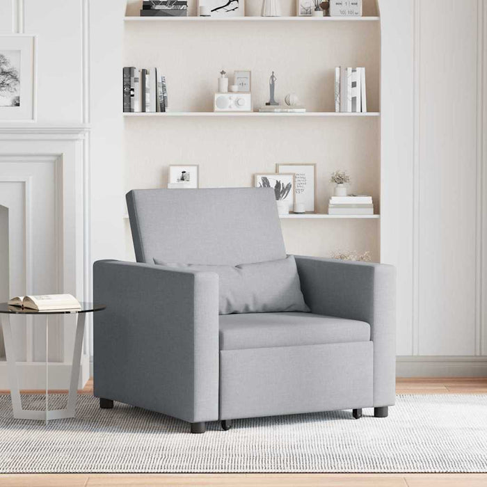 Sofa Pat Unilaterala Gri deschis 90 x 165 x 87 cm țesătură - WALTI WALTI